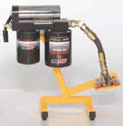 AMSOIL By-Pass Filter System on Display Stand
